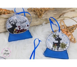 Stickdatei ITH - Schneekugel Vol. 1